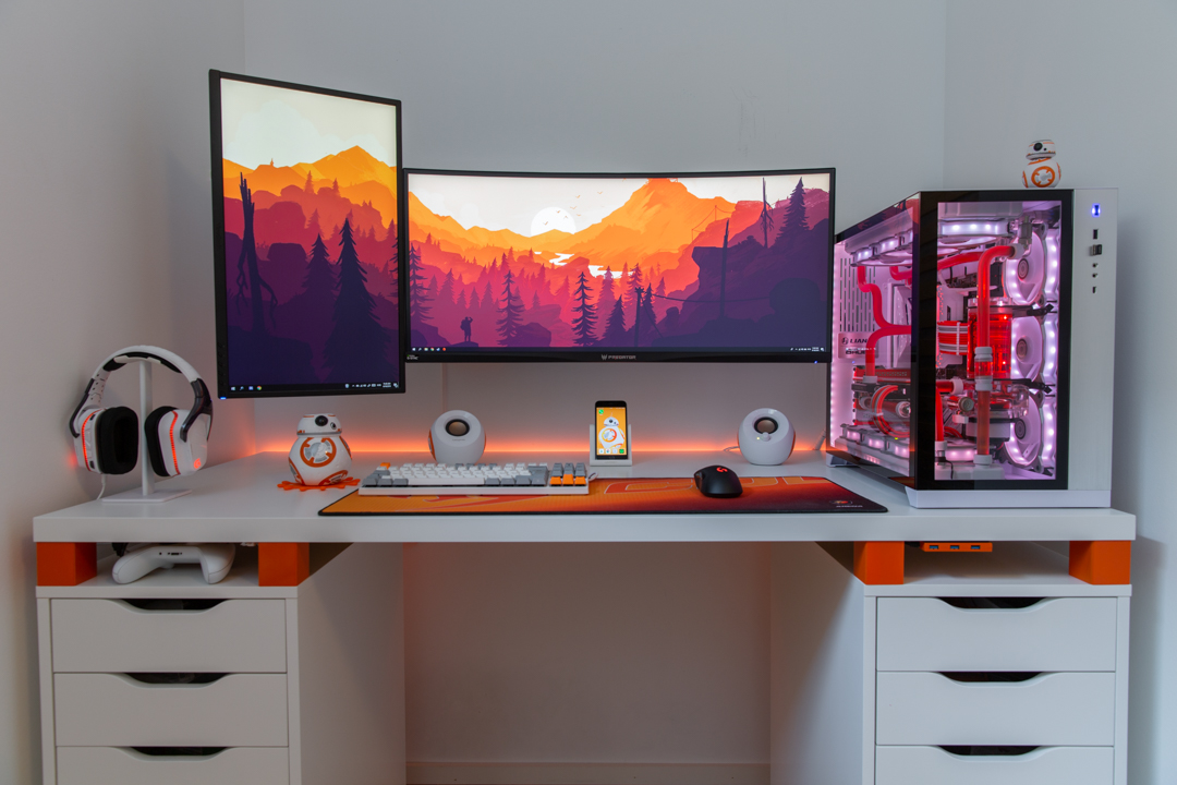 ikea battle station